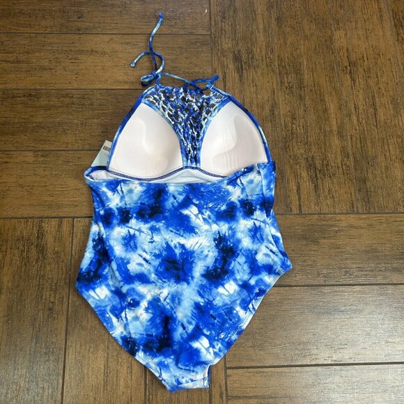 Cupse Freezing Ocean Net One Piece Swimsuit Size XXL NWT - Picture 7 of 11